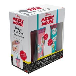 NWT Mickey Mouse 16oz 2pk DIY Tumbler Set Zak